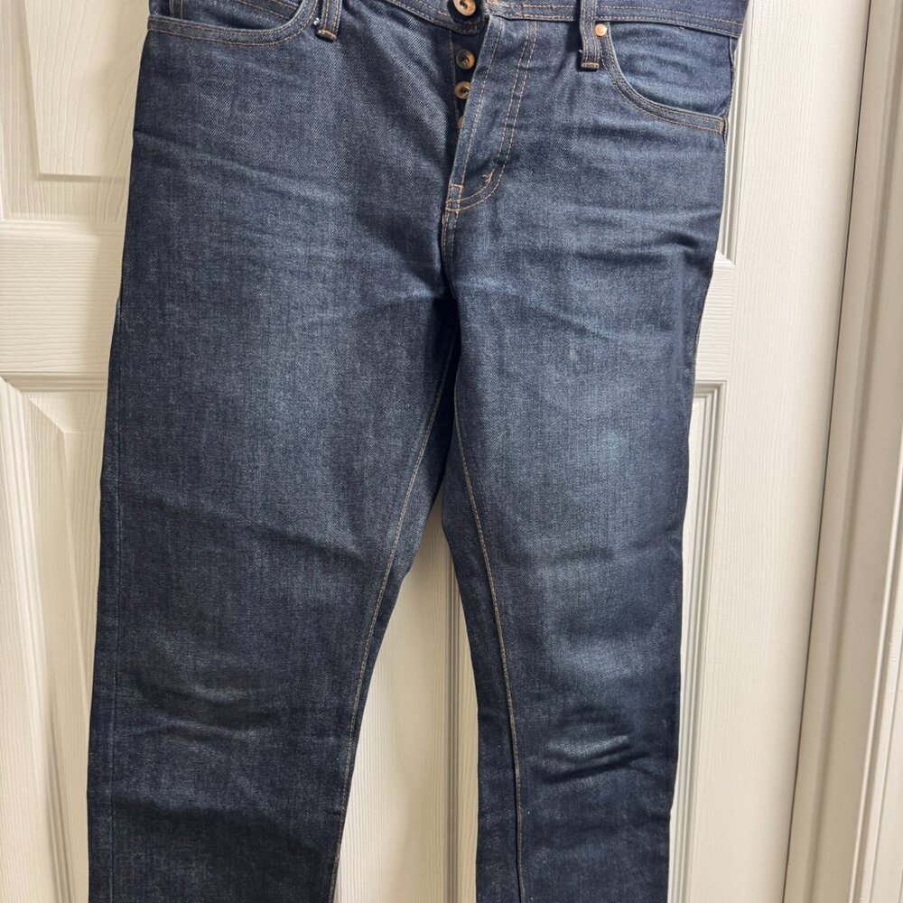Unbranded UB101 Skinny 14.5 Oz Selvedge Denim Jeans Size 34